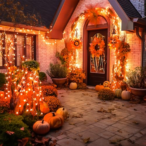 600 LED Halloween Lights Outdoor (168 Foot)
