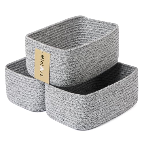 Small Storage Baskets for Organizing (3 Count)