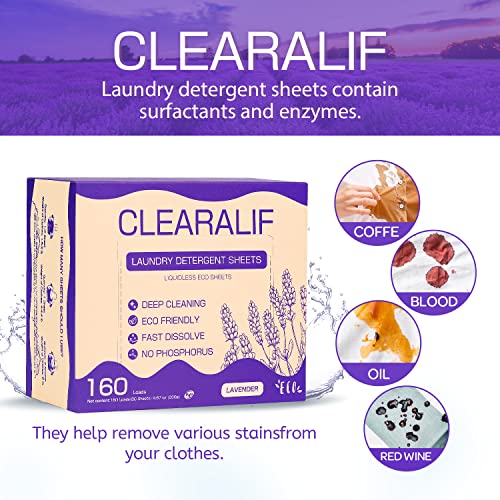 Laundry Detergent Sheets 80 Sheets (160 Count)