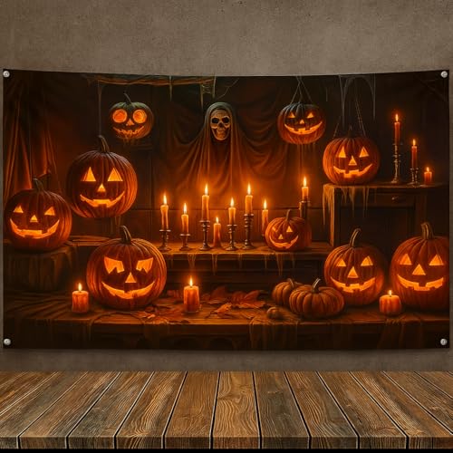 Spooky Halloween Backdrop 72x44 Inch
