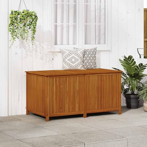 Patio Storage Box 59.1"x31.5"x29.5" Solid Acacia Wood