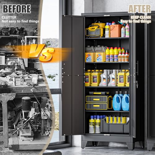 Metal Kitchen Pantry Cabinet