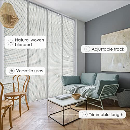 Panel Blinds Room Divider 45.8"