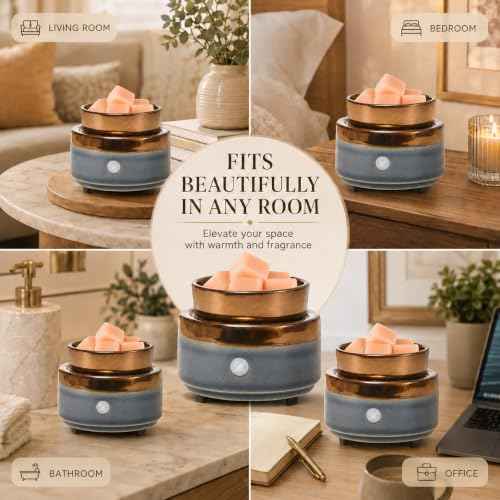 Ceramic Wax Melt Warmer Electric Wax Warmer for Scented Wax Cubes