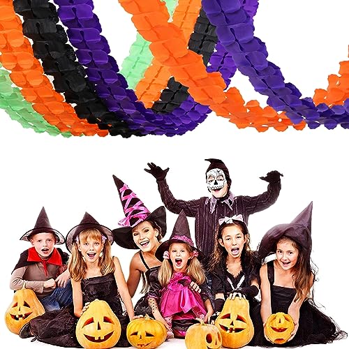 Black Purple Orange Green Halloween Party