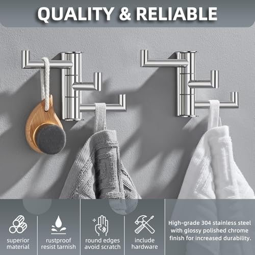 Swivel Towel Hooks (2 Count)