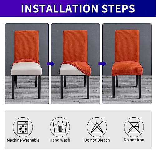 Stretch Chair Covers for Dining Room Set of 6