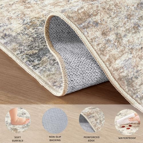 8ft Round Area Rug Living Room Rugs (24 Count)
