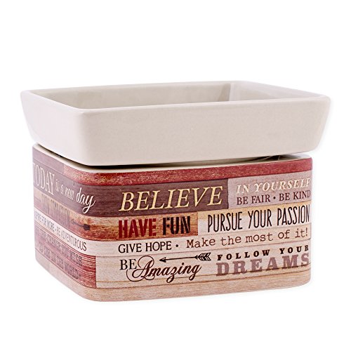 Today Aspire Change World Wood Look Stoneware Electric 2