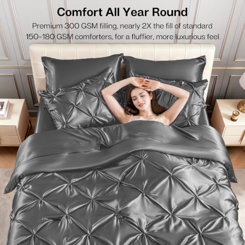 Satin California King Comforter Set