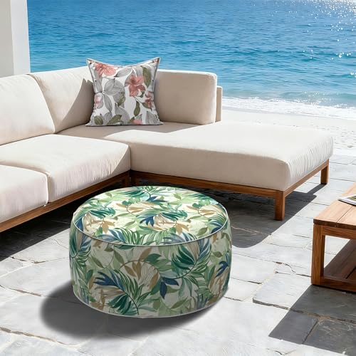 Inflatable Stool Ottoman Footrest with Handle
