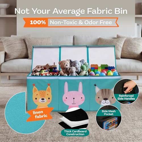 Extra Large Toy Storage Organizer with Lid