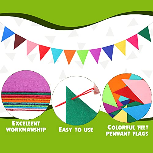4 Pcs 9.8 ft Pom Pom Garland for Classroom Bulletin Board (4 Count)