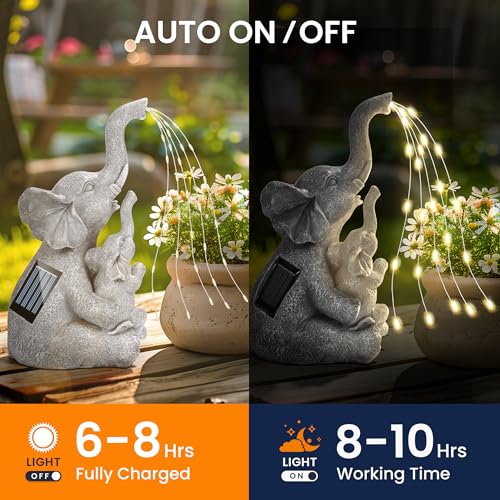 Solar Garden Outdoor Statues for Women