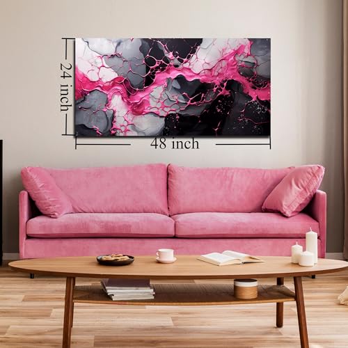Pink Wall Art for Living Room