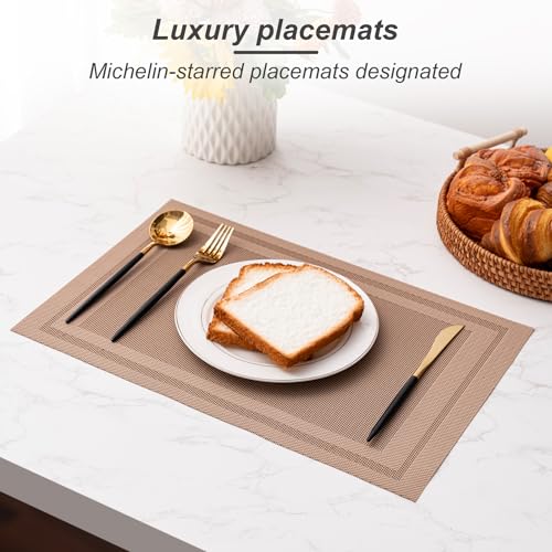 Placemats Set of 4 Washable Indoor (4 Count)
