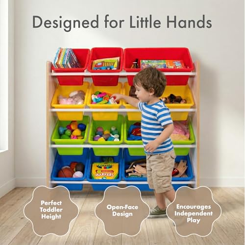 Kids Toy Organizer with 12 Bins