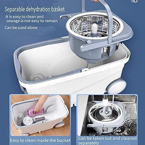 Spin Mop Bucket Deluxe 360 Spinning Floor Cleaning System
