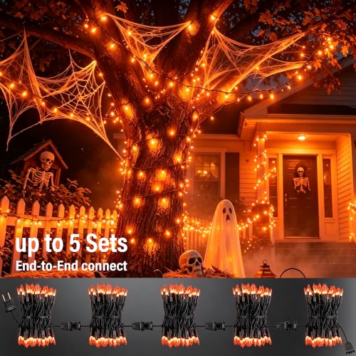Orange Halloween Lights (21 Foot)