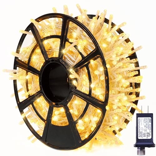 800 LED String Lights Indoor Outdoor Christmas Lights Plug in (131 Foot)