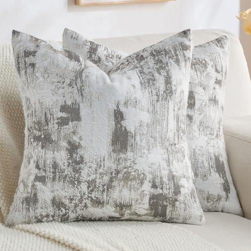 Pack of 2 Faux Cashmere Throw Pillow Covers 24x24 Inch (2 Count)