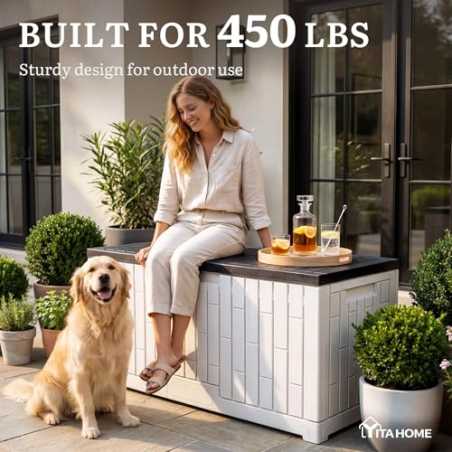 120 Gallon Outdoor Storage Deck Box