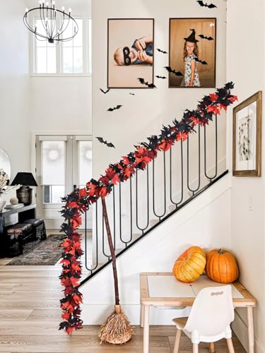 2 Pack Halloween Fall Maple Garland (11.8 Foot)