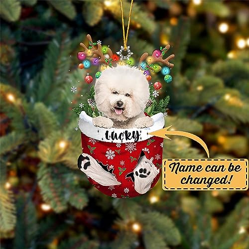 Bichon Frise Christmas Ornament