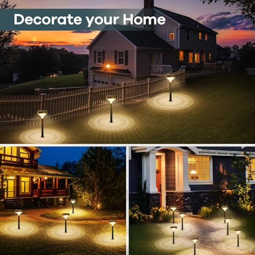Solar Lights Outdoor 8 Pack (8 Count)