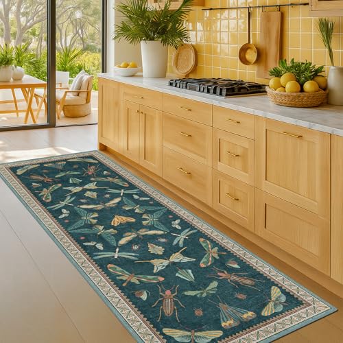 Washable 2x7 Kitchen Sink Runner Rug (14 Sq Ft)