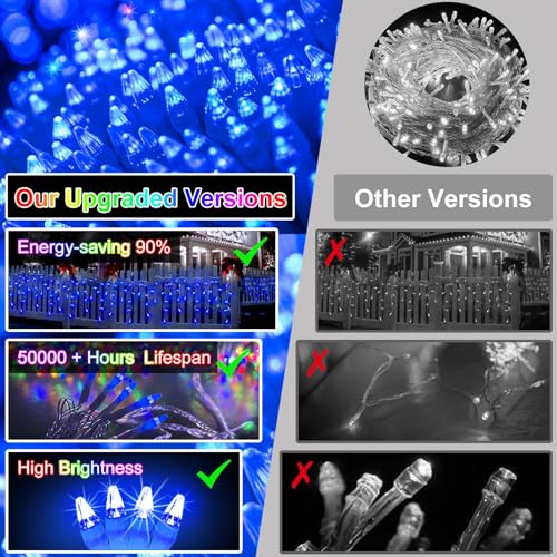 1620 LED 164ft 360 Drops Christmas Lights