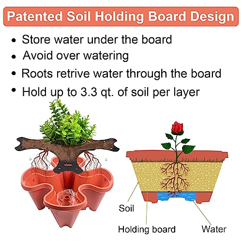 5 Tier Plant Pot (2 Count)