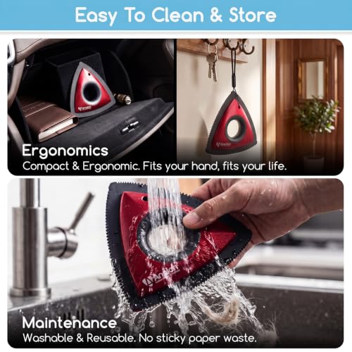 Mini Pet Hair Remover for Car Detailing Dog Hair Tool Brush