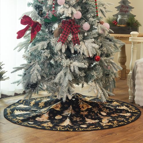 Merry Christmas Tree Skirt 48 Inch