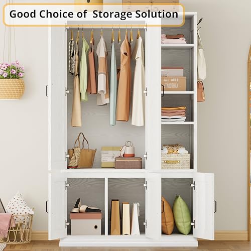 Armoire Wardrobe Closet 70" H