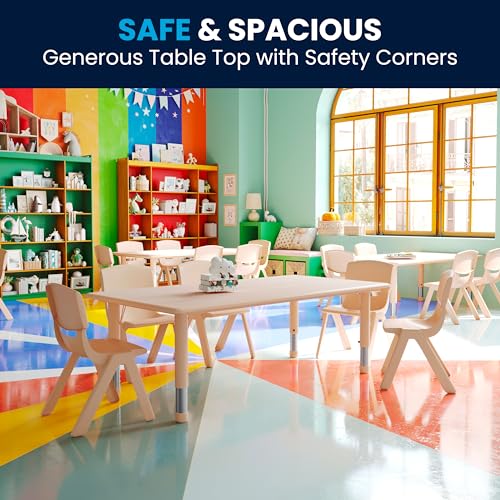 Kids 47.25x23.6 in Plastic Activity Table