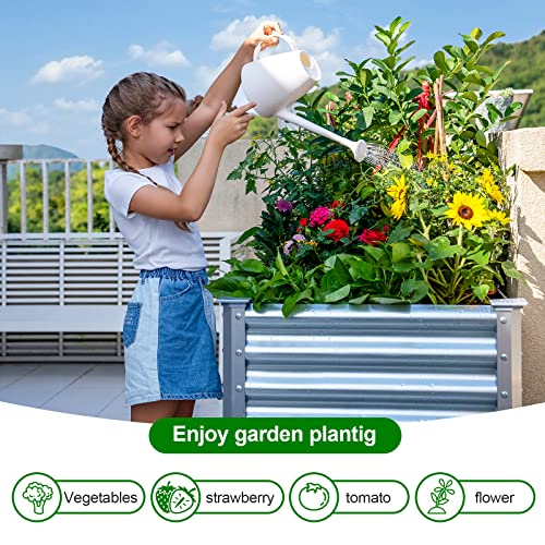 Galvanized Raised Garden Bed with Legs