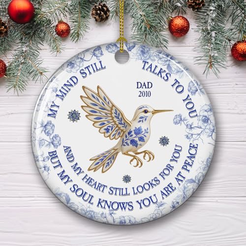 Personalized Memorial Ceramic Ornament