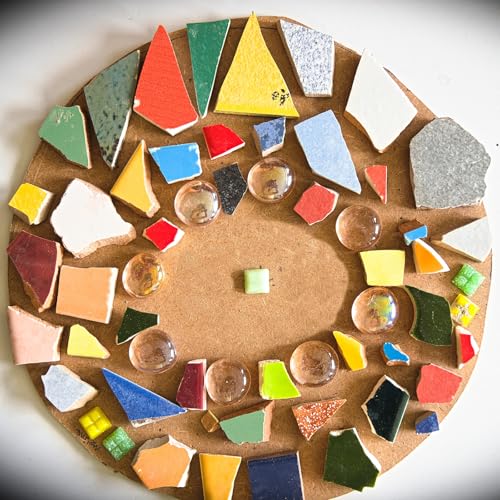 200g Ceramic Mosaic Tiles for Crafts Bulk