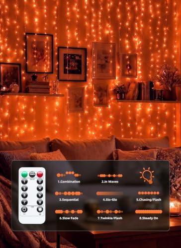 300 LED Fairy Curtain Lights