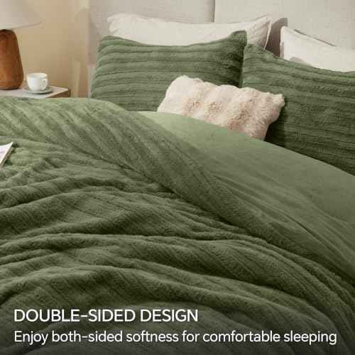 Faux Fur King Size Comforter Set