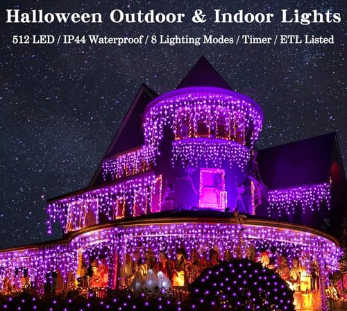 Halloween Icicle Lights Outdoor
