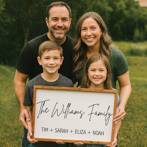 personalized home sign custom last name sign marriage ceremony decorations Newlywed gifts personalized family name sign custom last name wall decor