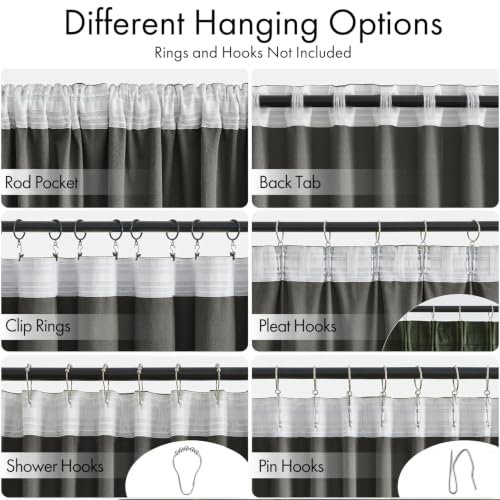 Olive Velvet Pinch Pleat Blackout Curtains W52 X L90 Inches