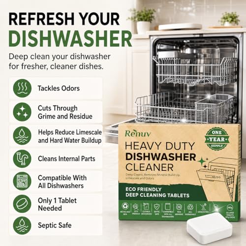 Washing Machine + Dishwasher + Garbage Disposal Cleaner Bundle (30 Count)