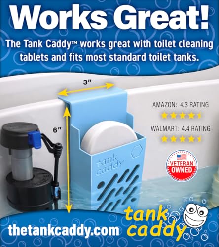 The ORIGINAL Tank Caddy Toilet Tablet Holder