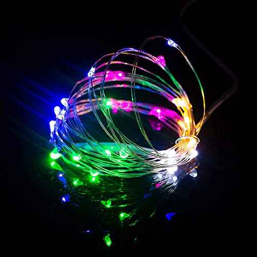 Led String Lights Waterproof 32.8ft led Fairy Lights Battery Operated for Wedding (32.8 Foot)