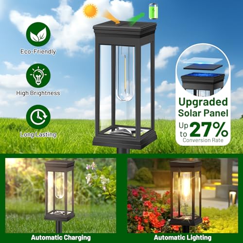 8 Pack Solar Pathway Lights Outdoor (8 Count)
