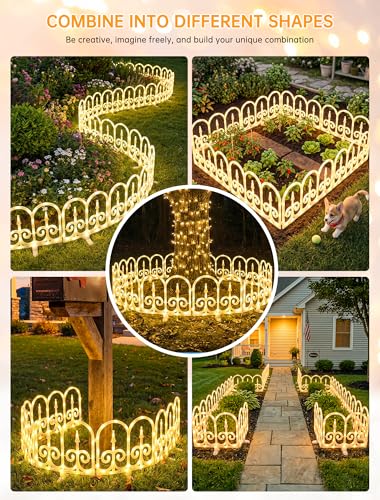 8 Pack Ornate Arch Fence Lights