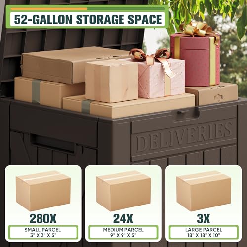 52 Gallon Large Outdoor Package Delivery Box